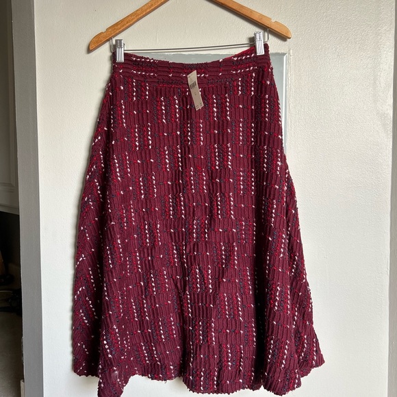 Anthropologie Anisa Textured MIDI Skirt - New with Tags - Picture 3 of 11